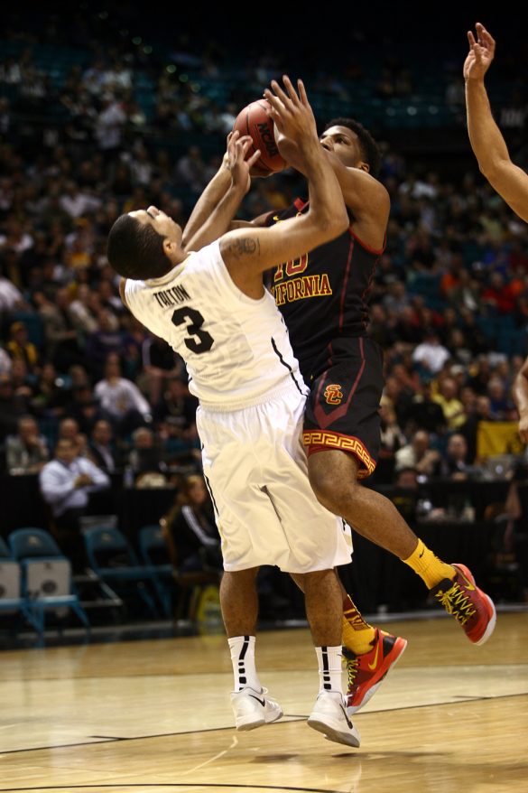 Photos: Buffs barely beat Trojans in first round of Pac-12 Tournament