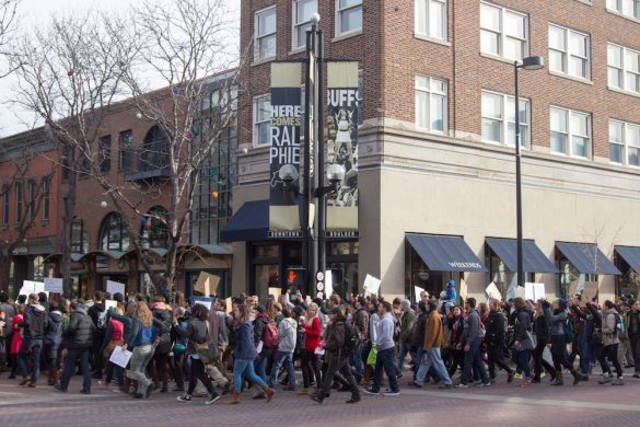 Photos: Ferguson protesters march through Boulder