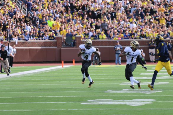 Buffs, sustaining injuries, put up a fight but fall to Michigan 45-28