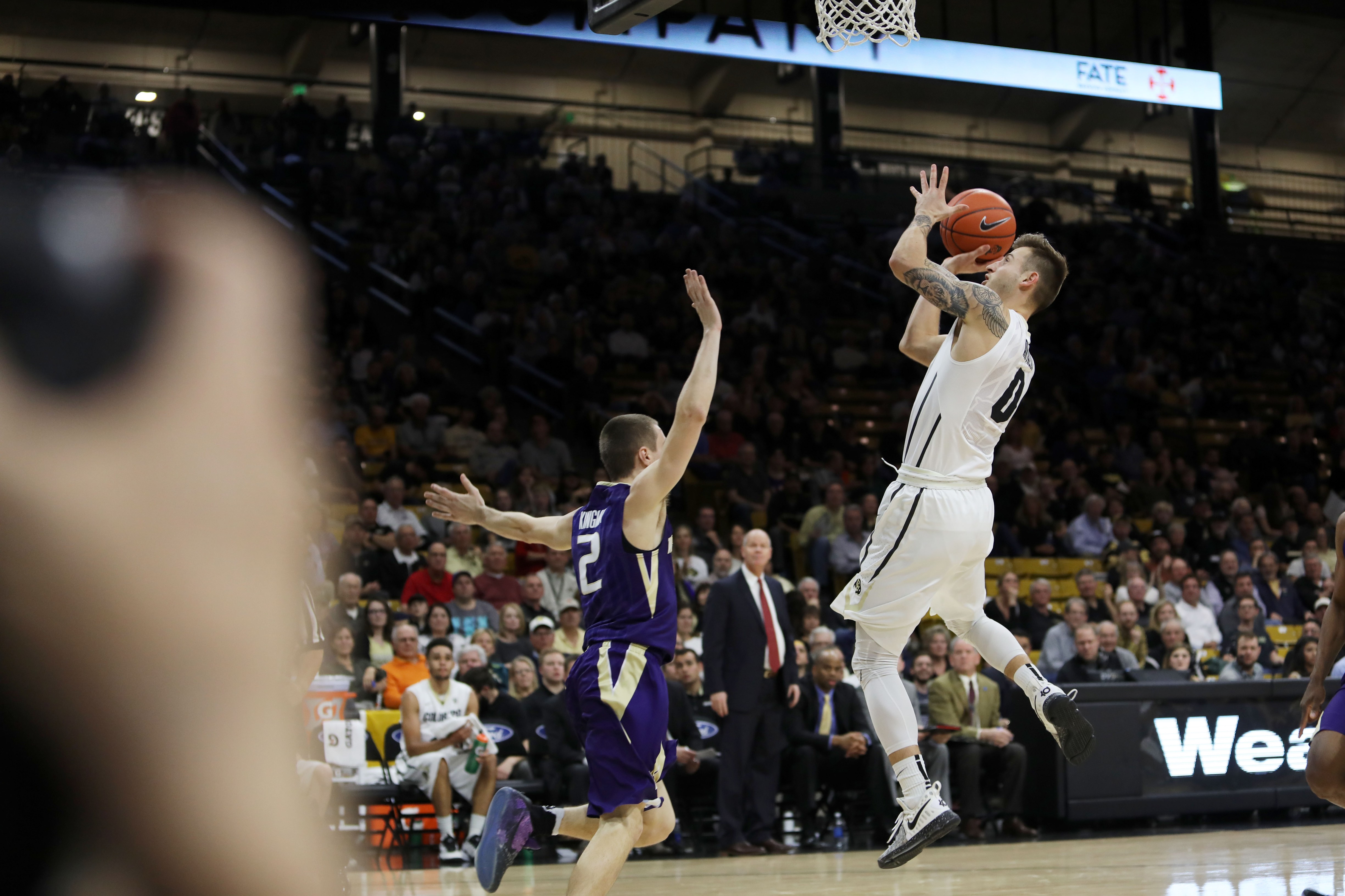 Colorado’s bench steps up as fouls and turnovers doom Huskies