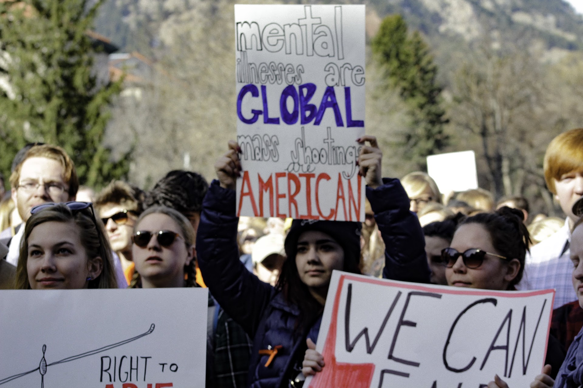 Students walk out of class in protest against gun violence
