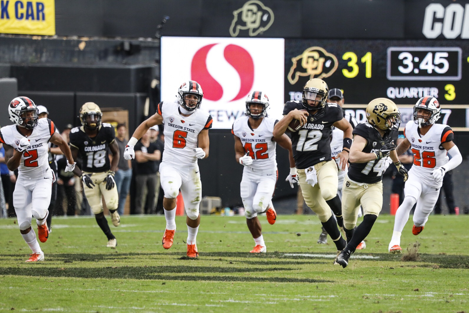 Colorado shocked by Oregon State in 41-34 OT loss