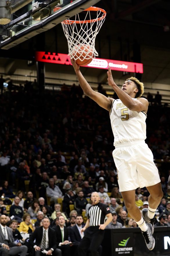 Buffs rebound from Oregon State loss, dominate Utes 91-52