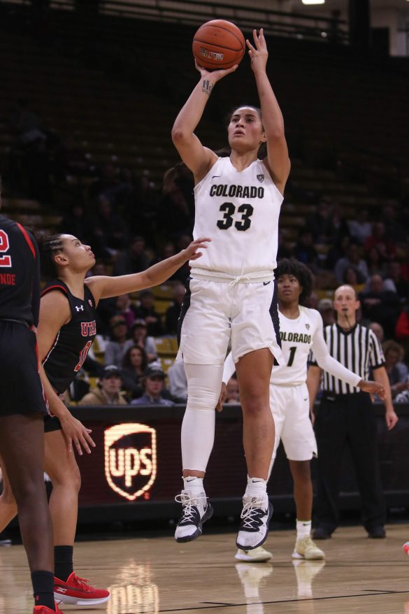 Utah’s three point shooting too much for the Buffs