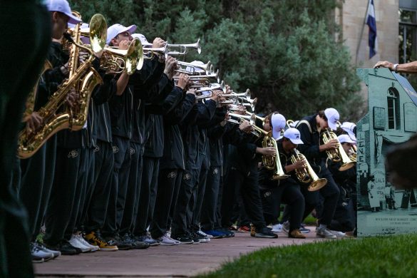 Photos: CU holds its first football pep rally on Pearl Street Mall