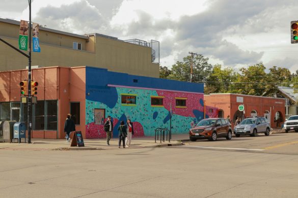 Boulder’s Mural Festival provides a self guided walking tour down Pearl Street Mall