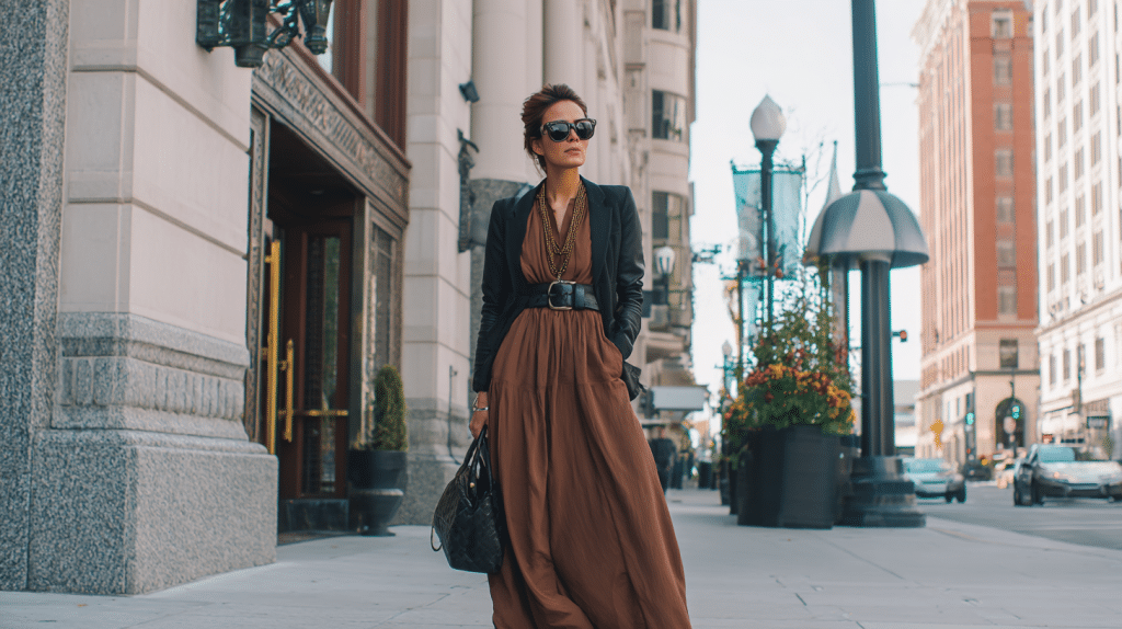 oversized denim shirt dress Blank T-Shirt livesub:LIVE Elegant & Comfy Women's Color:Royal Multi