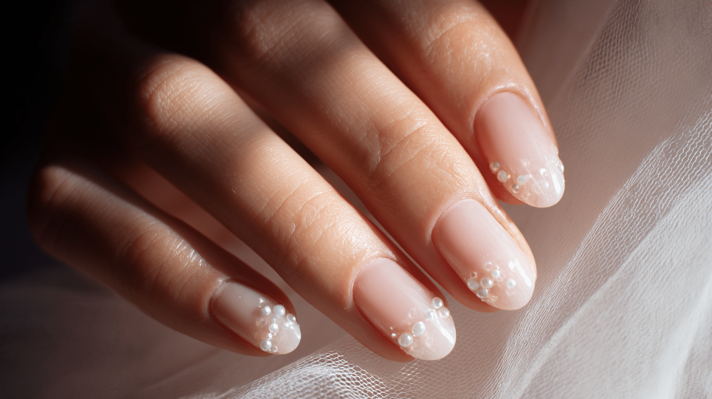 Milky Base with Tiny Pearls