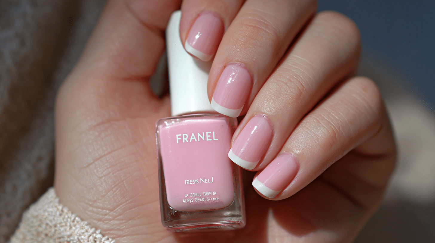 Milky Tips with Nude Base