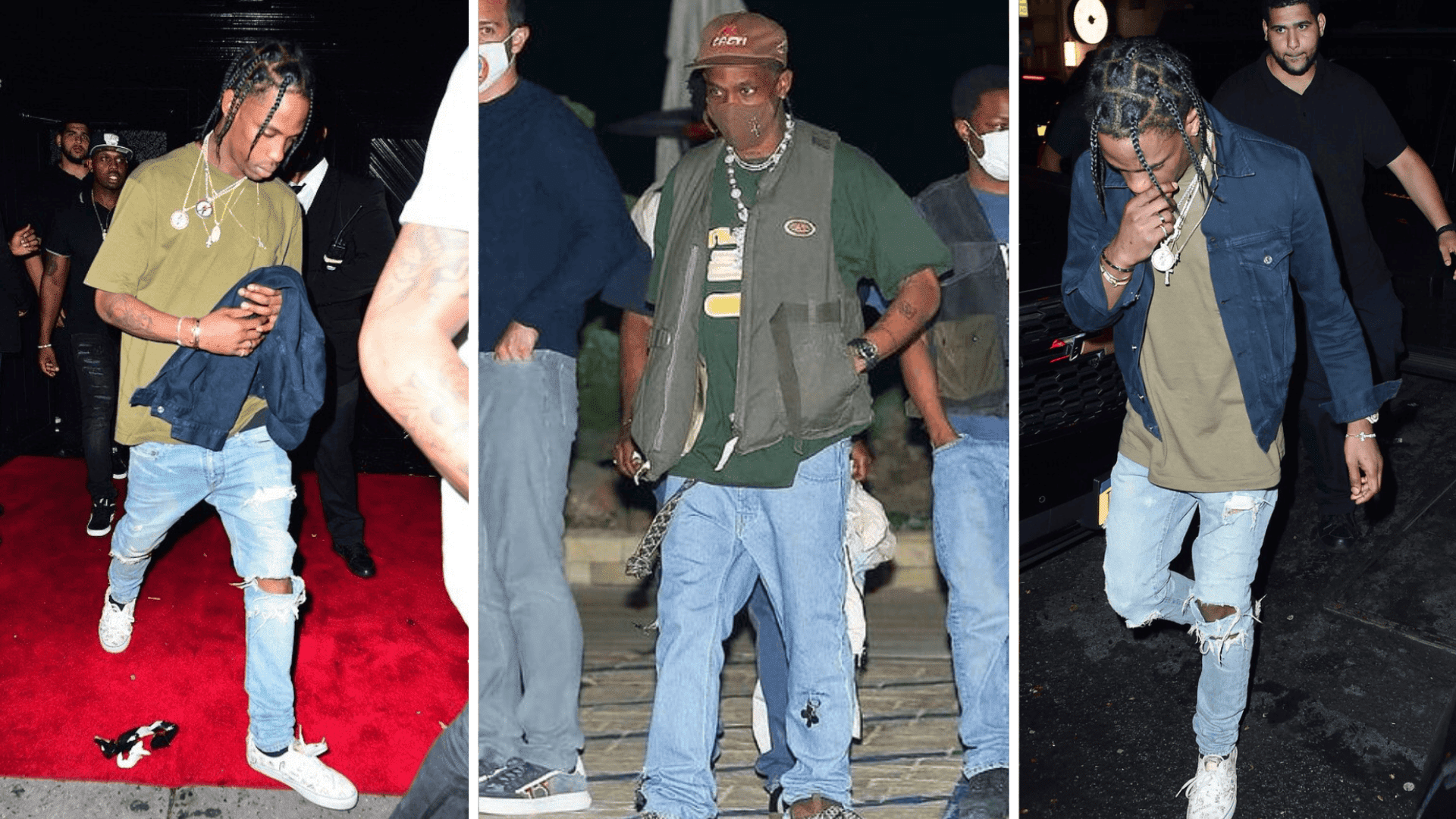 Distressed Denim x Travis Scott