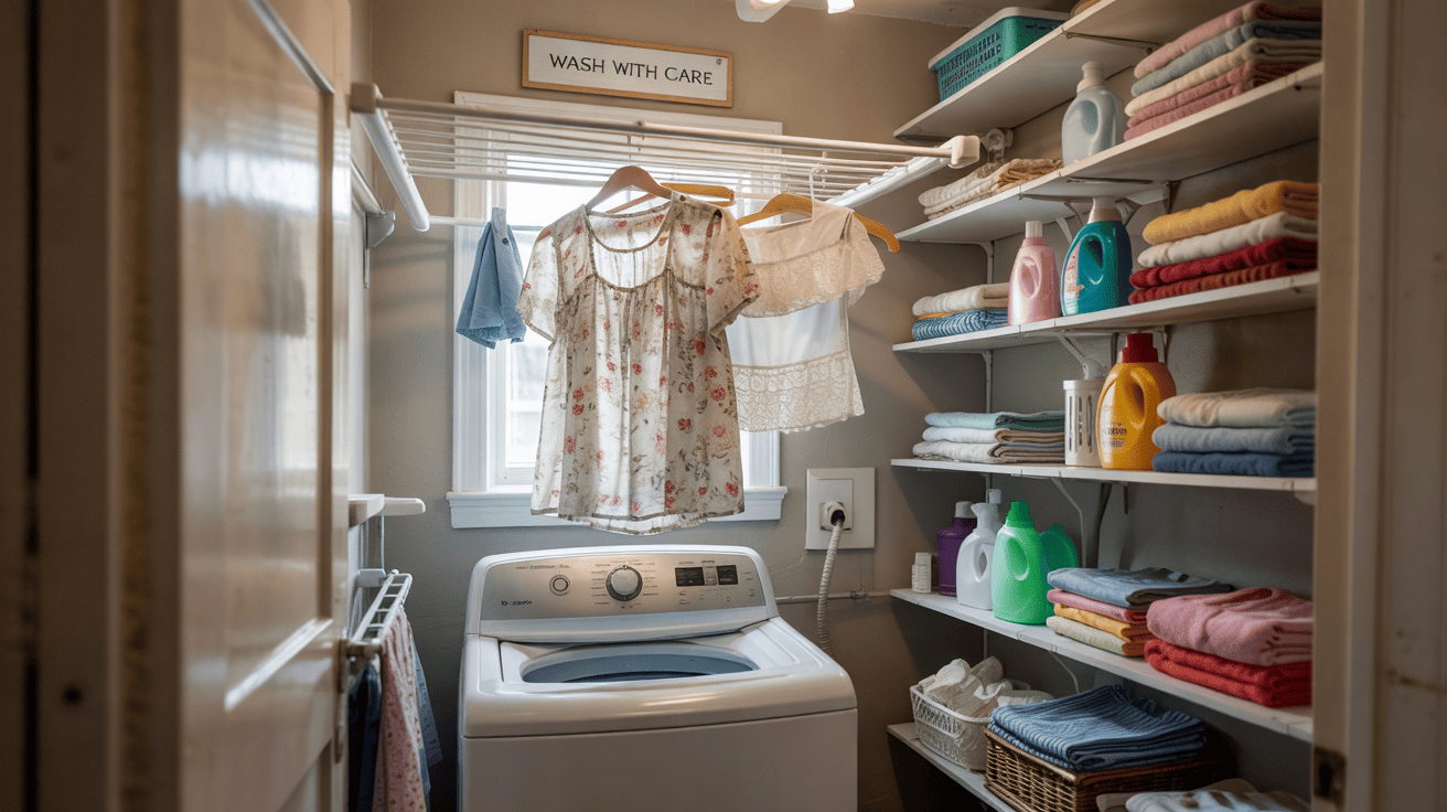 Fold Out Wall Drying Rack for Delicates