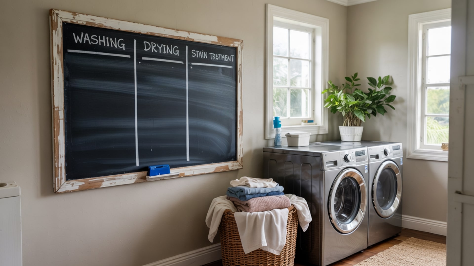 Laundry Checklist Board for Task Organization