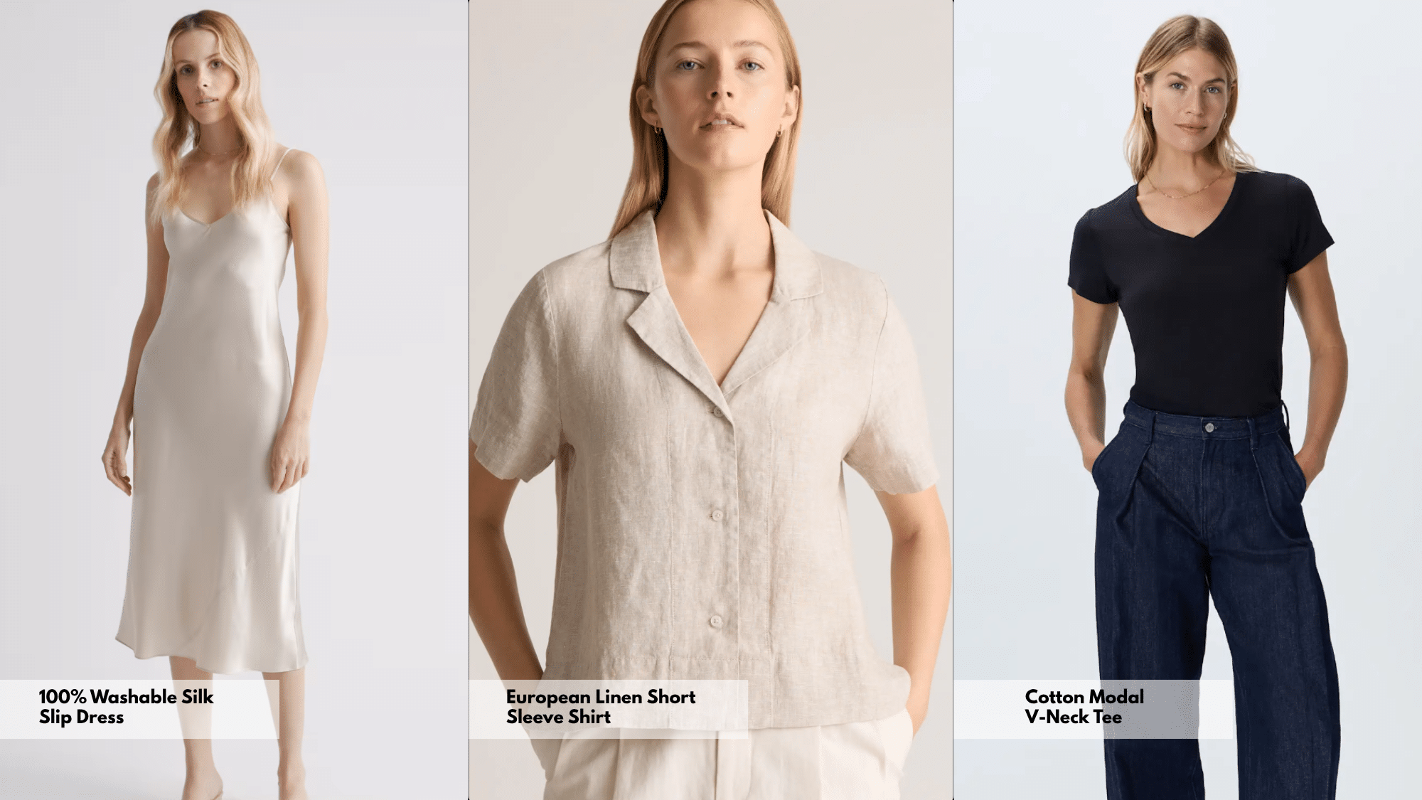 Silk, Linen & Cotton Basics