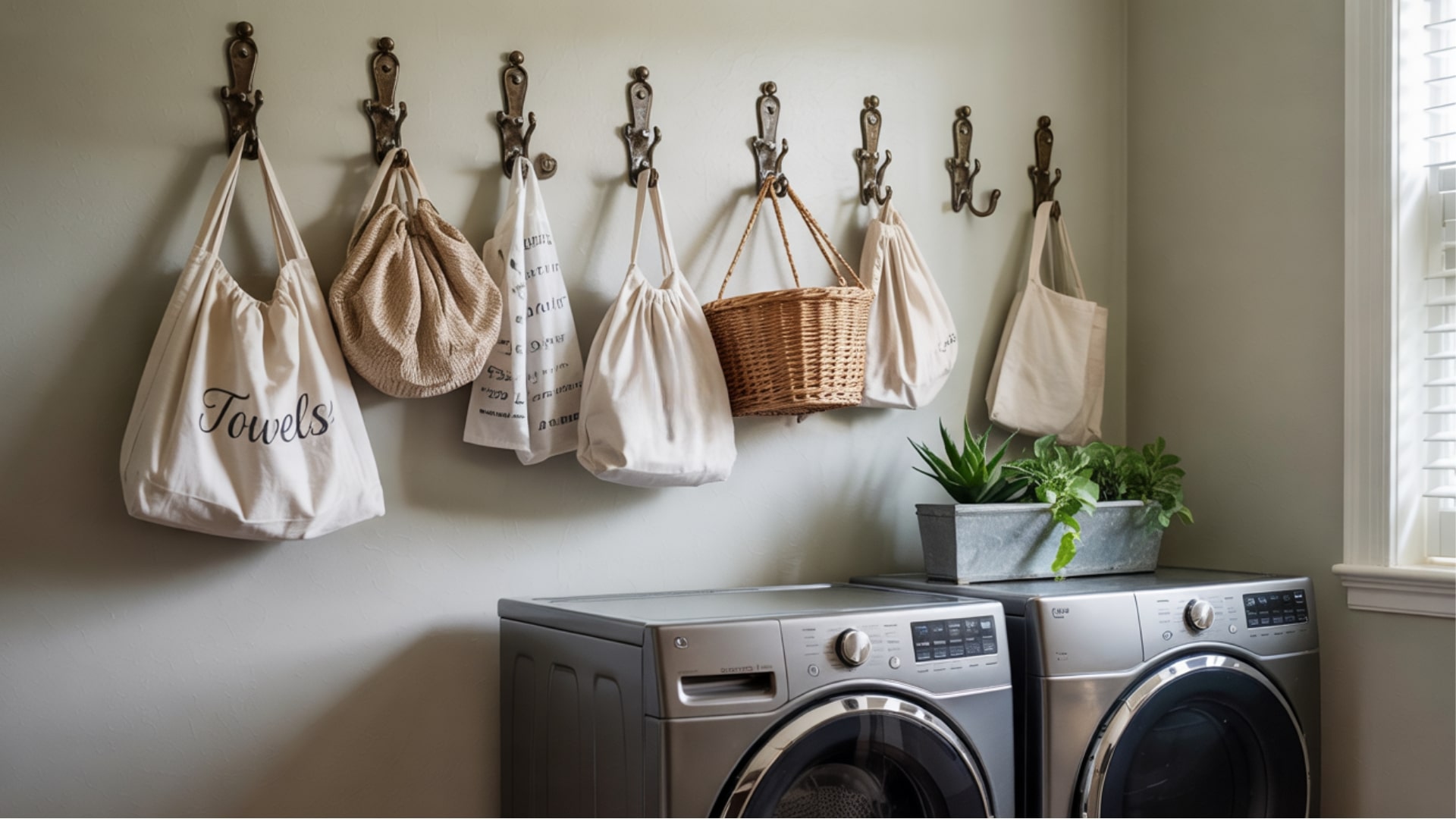 Stylish Laundry Idea Decorative Hanging Hooks
