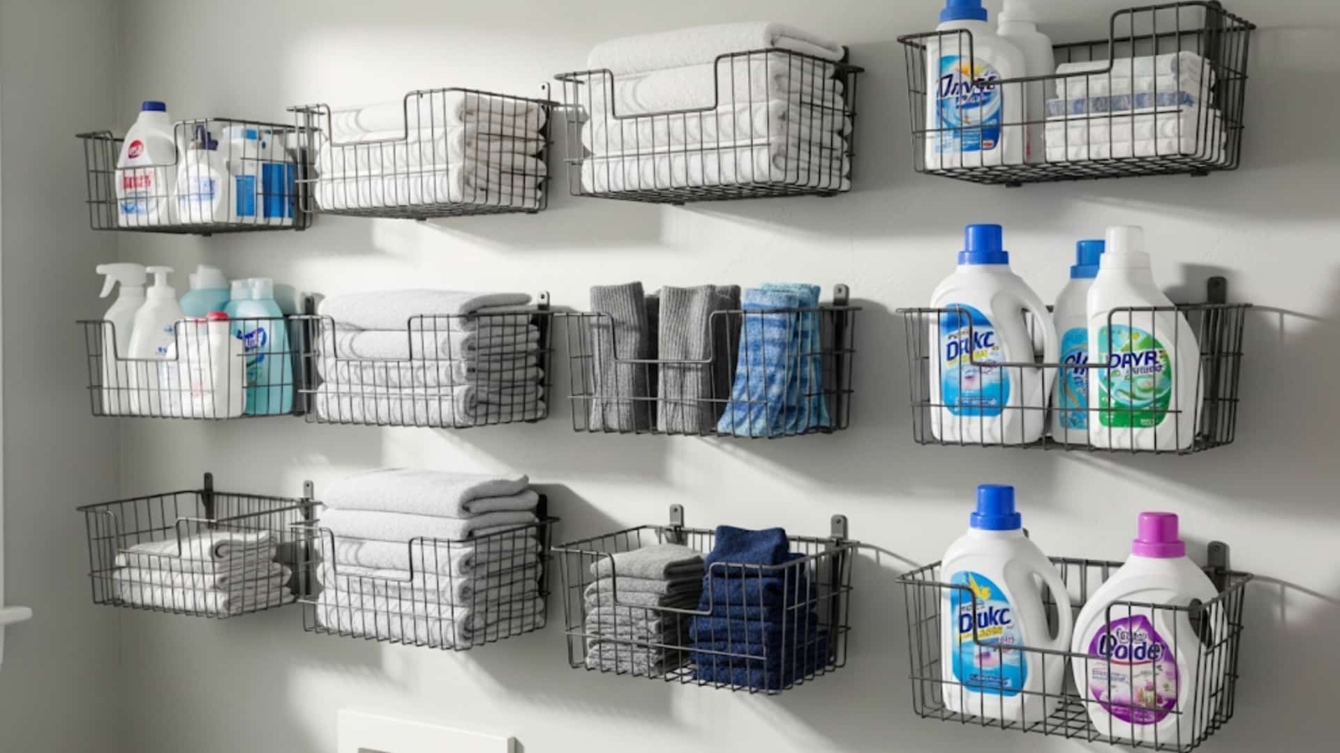 Wall Mounted Baskets