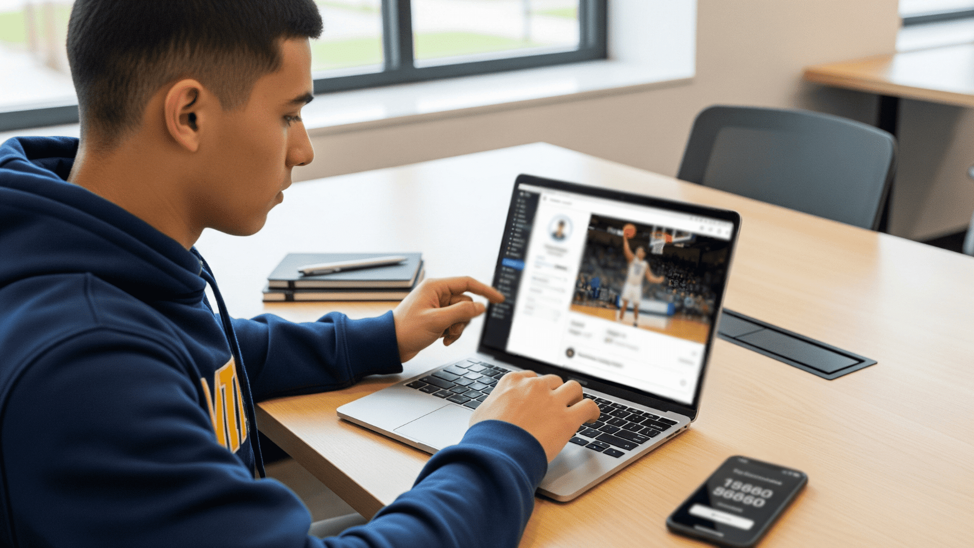 checking-social-media