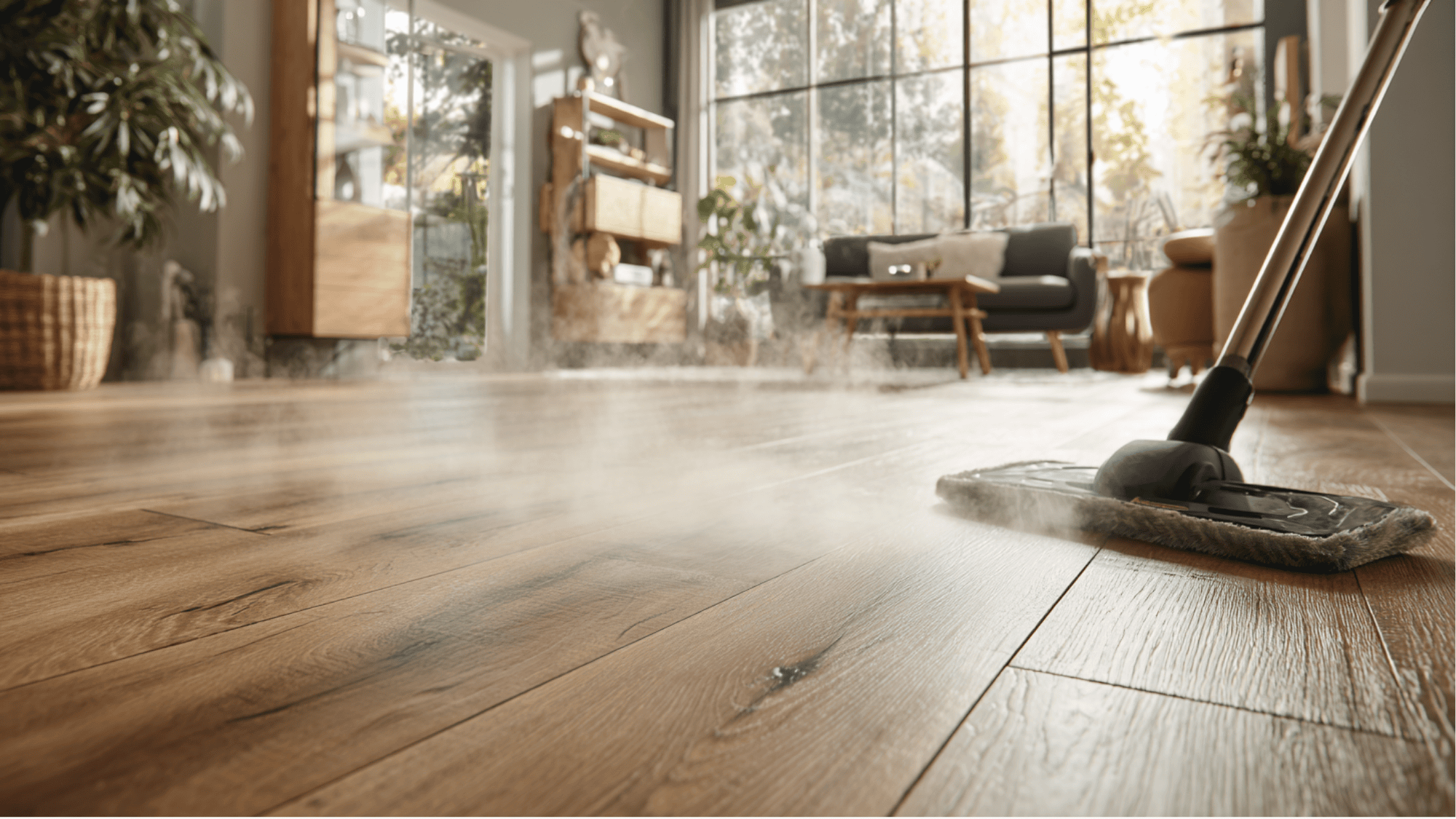 steam mop on vinyl plank flooring