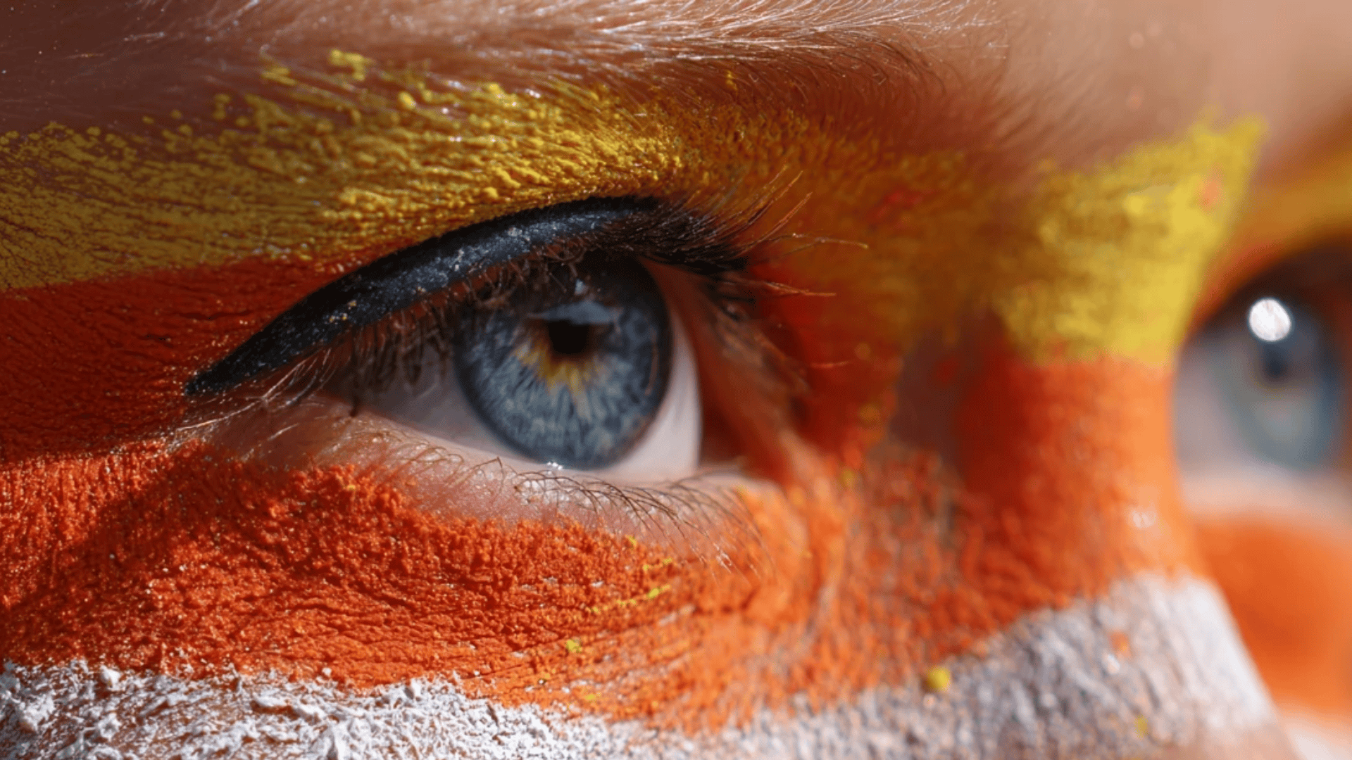 Candy Corn Stripe Mask