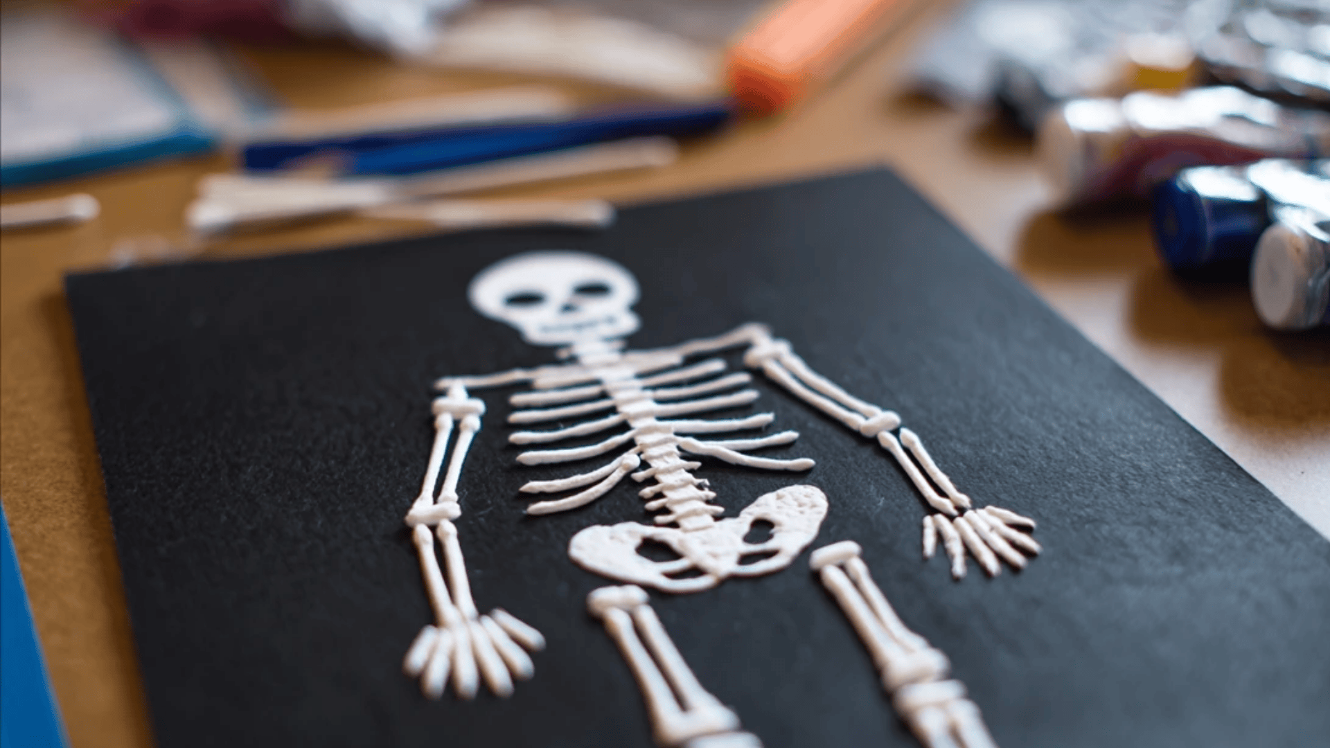 Cotton Swab Skeleton