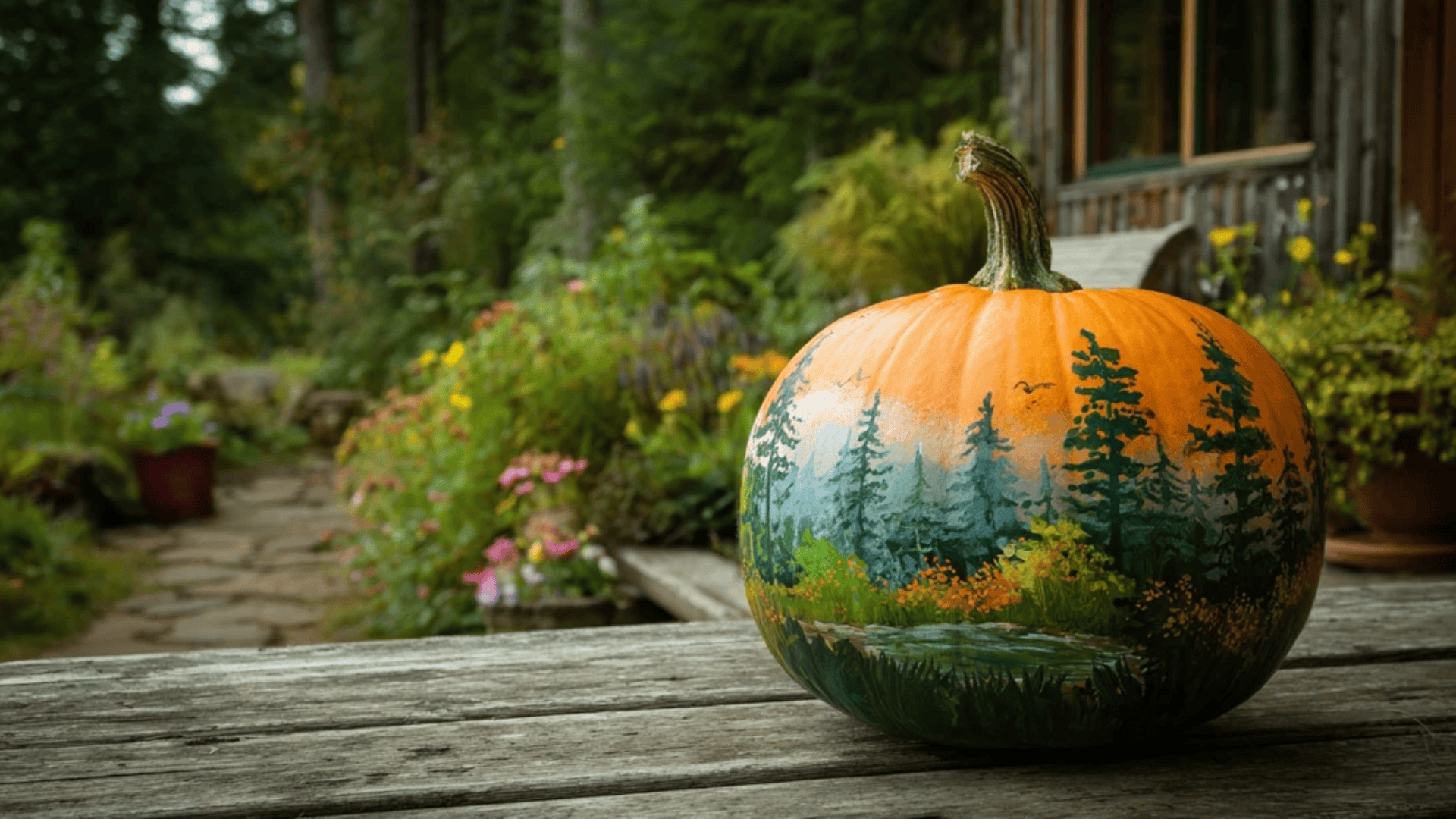 Full Scene Story Pumpkin