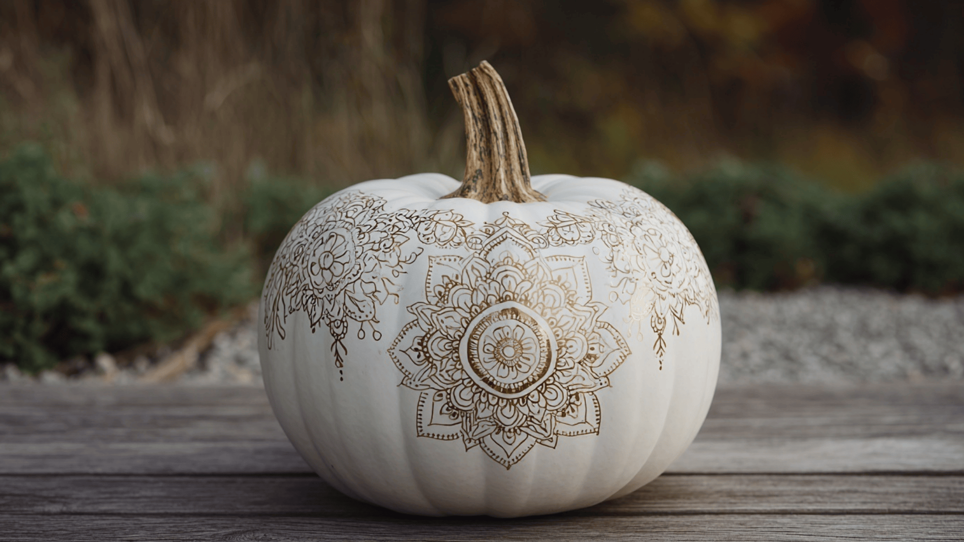 Mandala or Henna Style Pumpkin