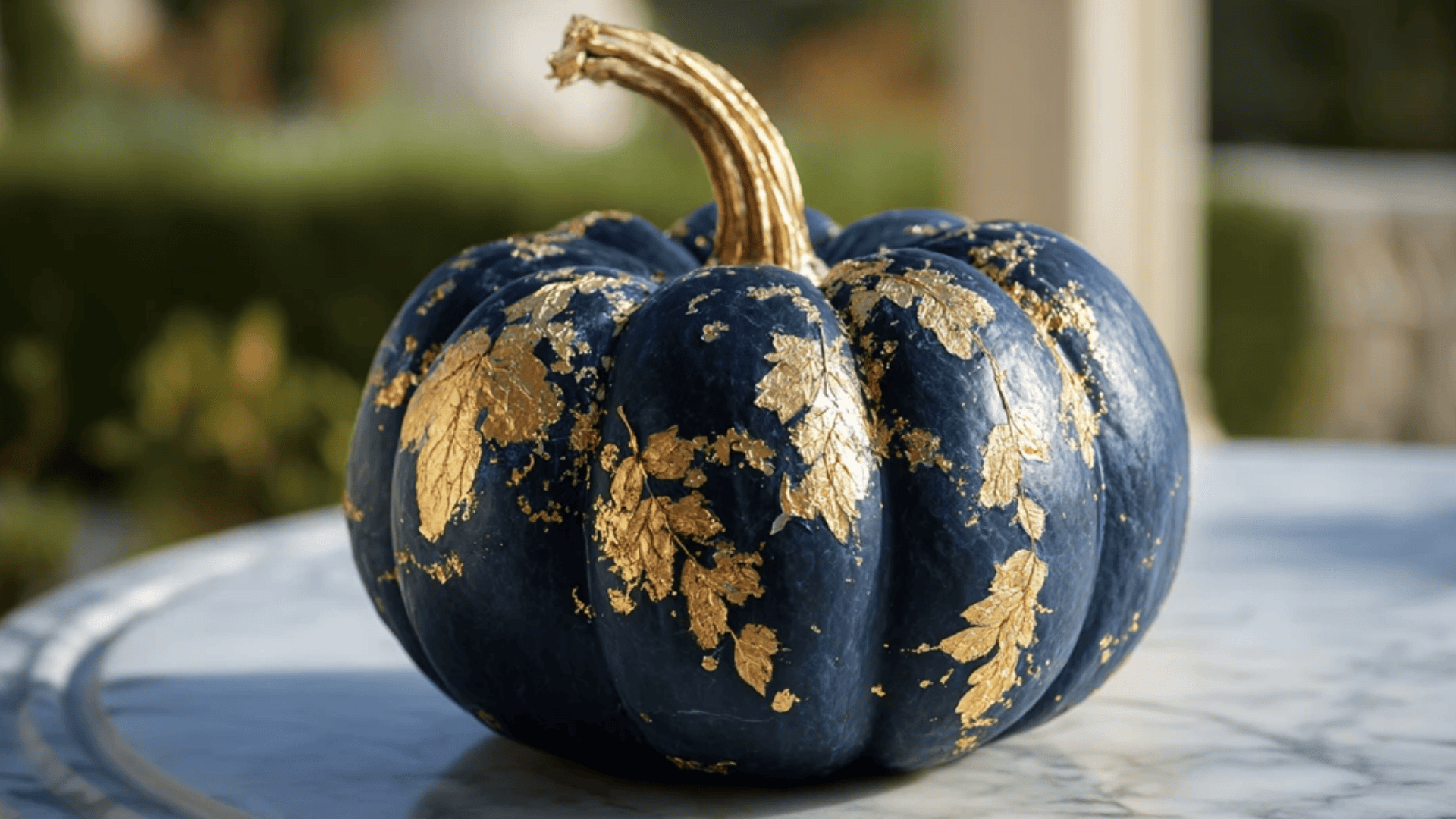 Metallic Accents Pumpkin