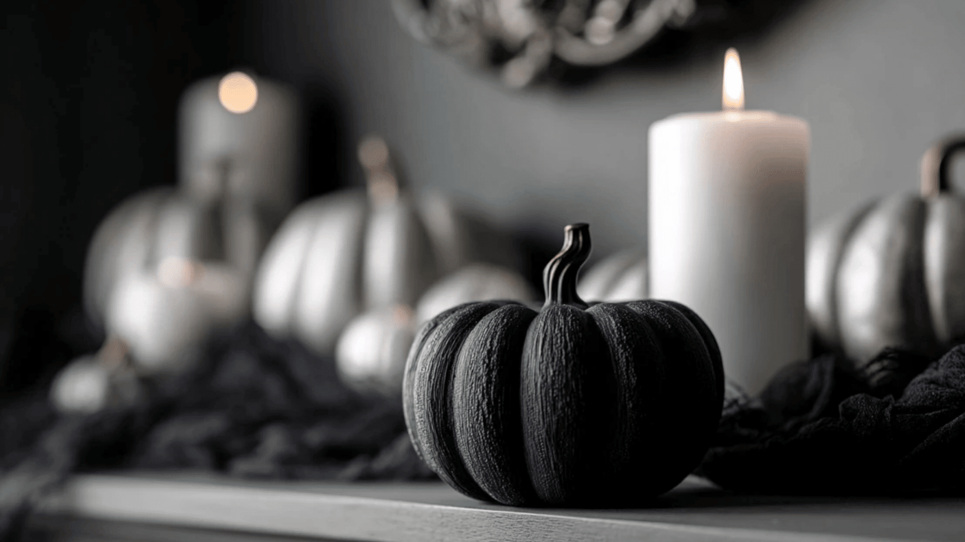 Monochrome Pumpkin Gala