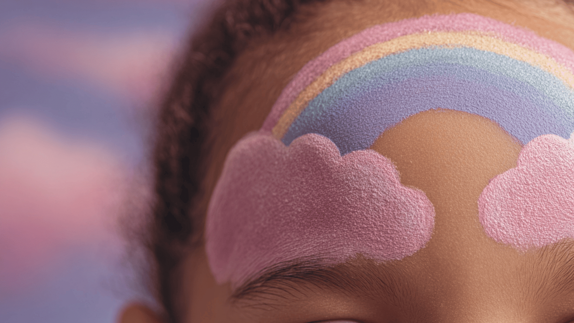 Pastel Rainbow Clouds Crown