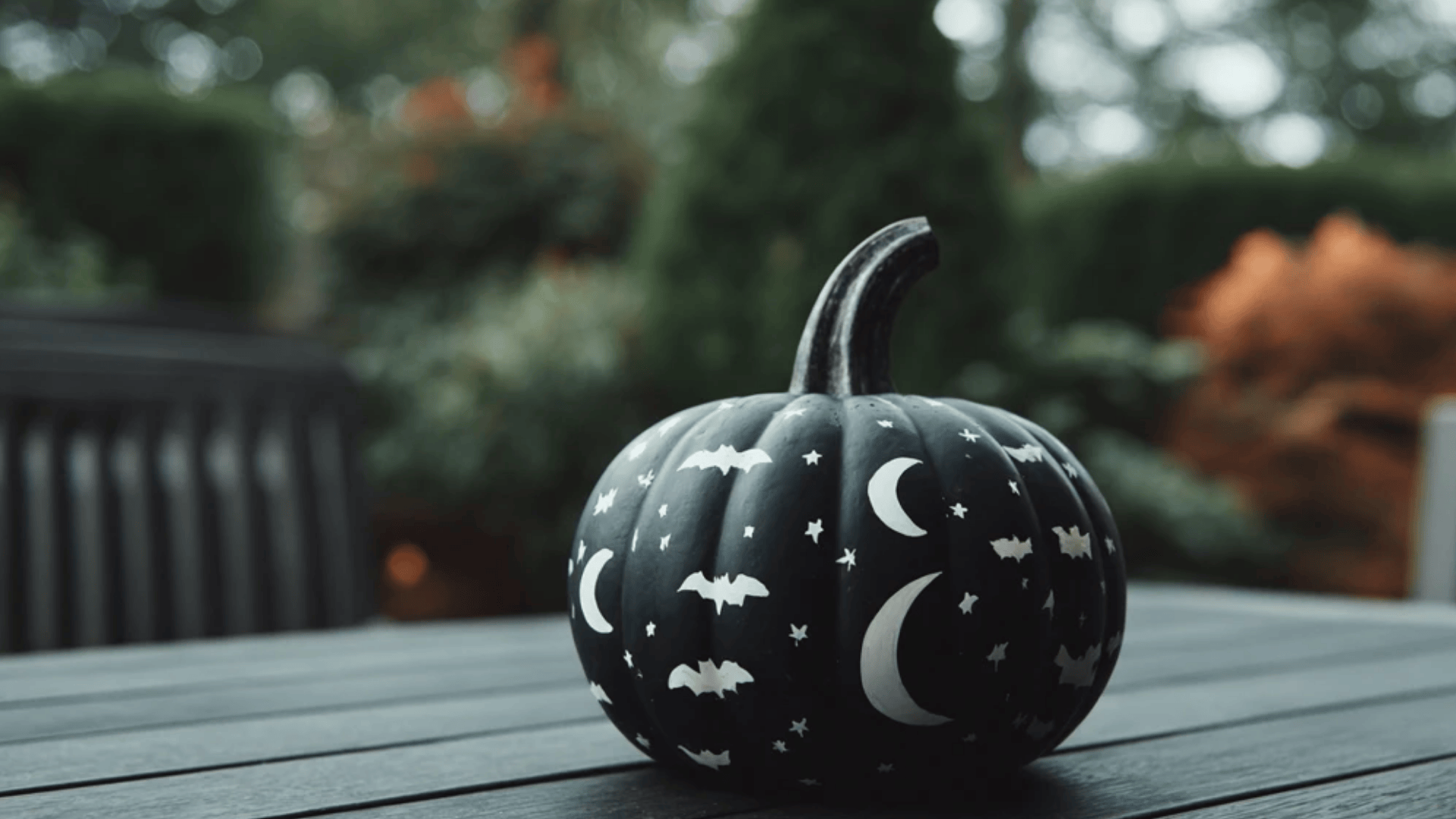 Stencil Silhouette Pumpkin