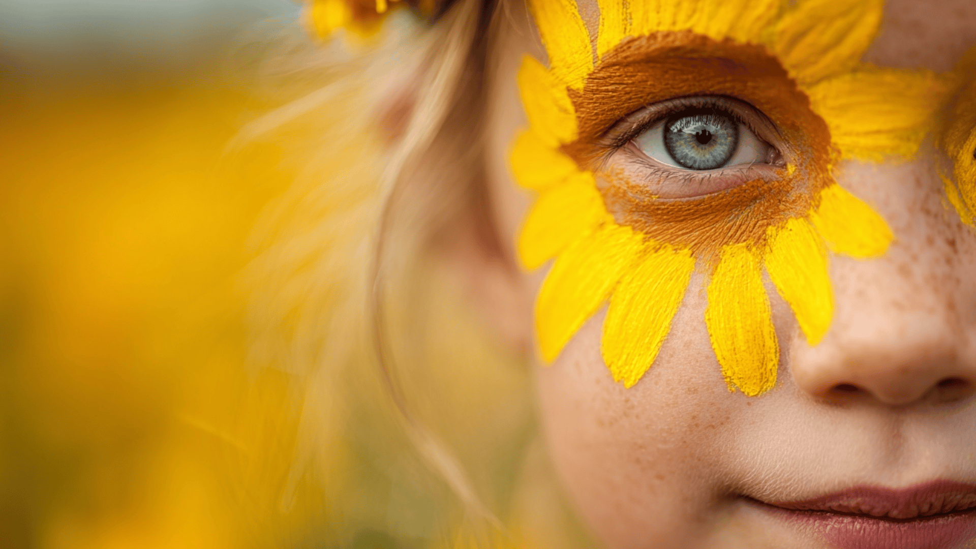 Sunflower Scarecrow Eye
