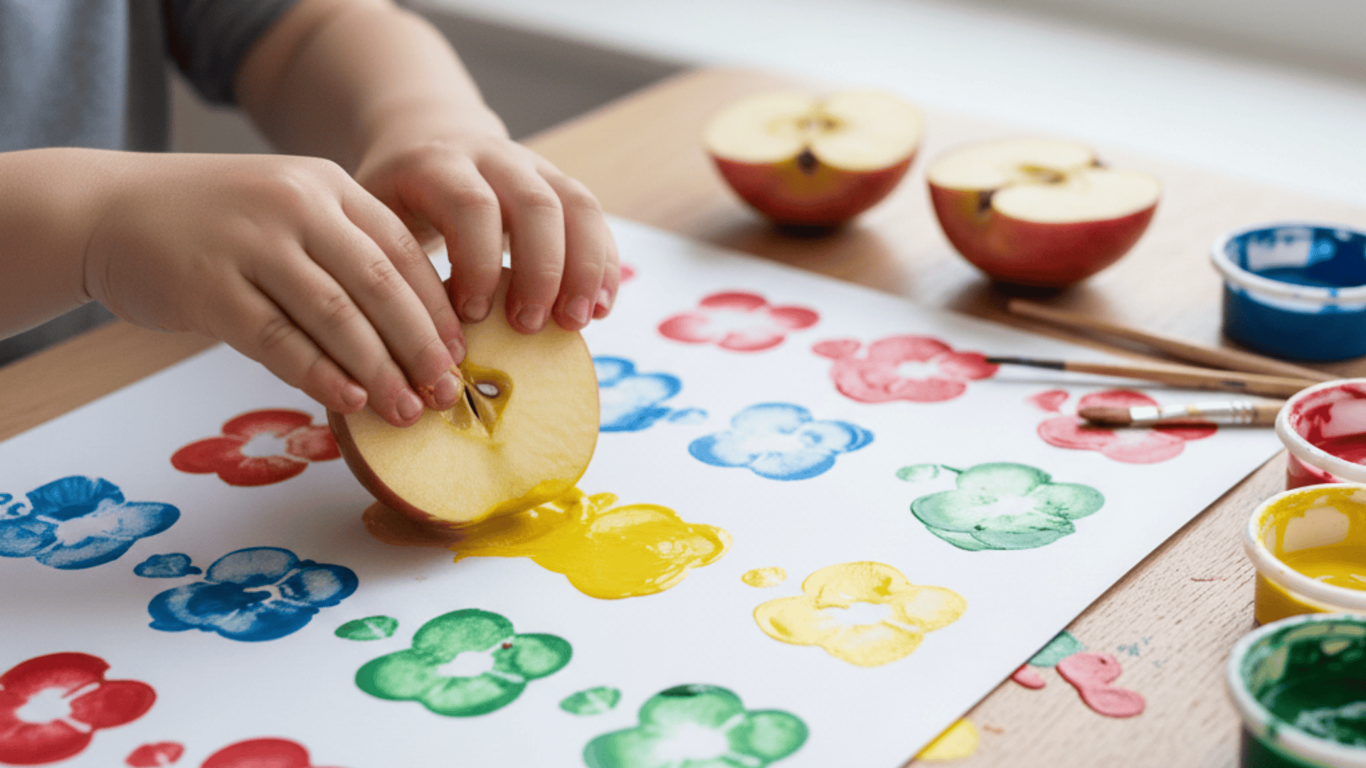 Apple Stamping Art