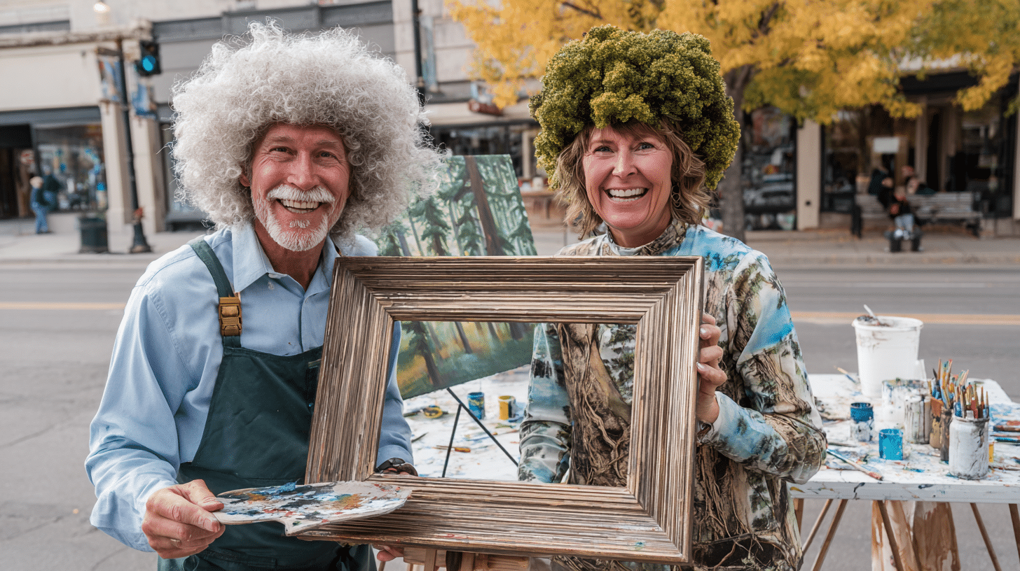 bob and the painting