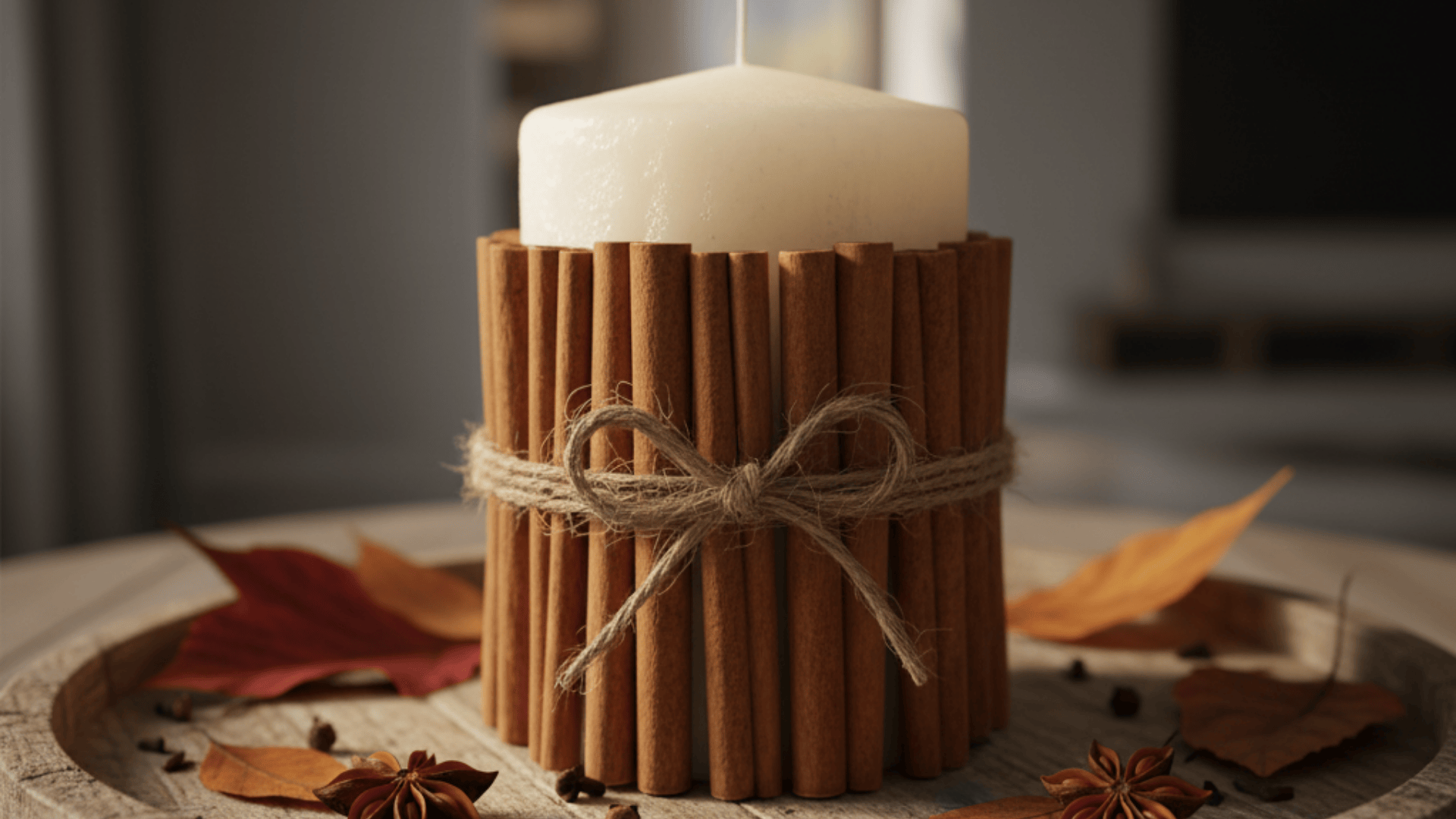 Cinnamon Stick Candle Holders
