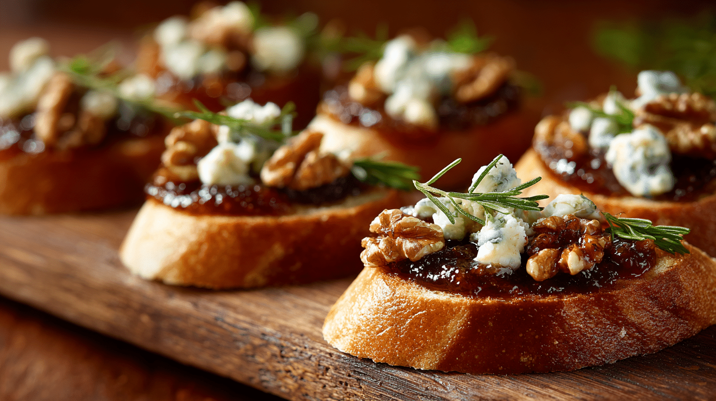 crostini fig jam