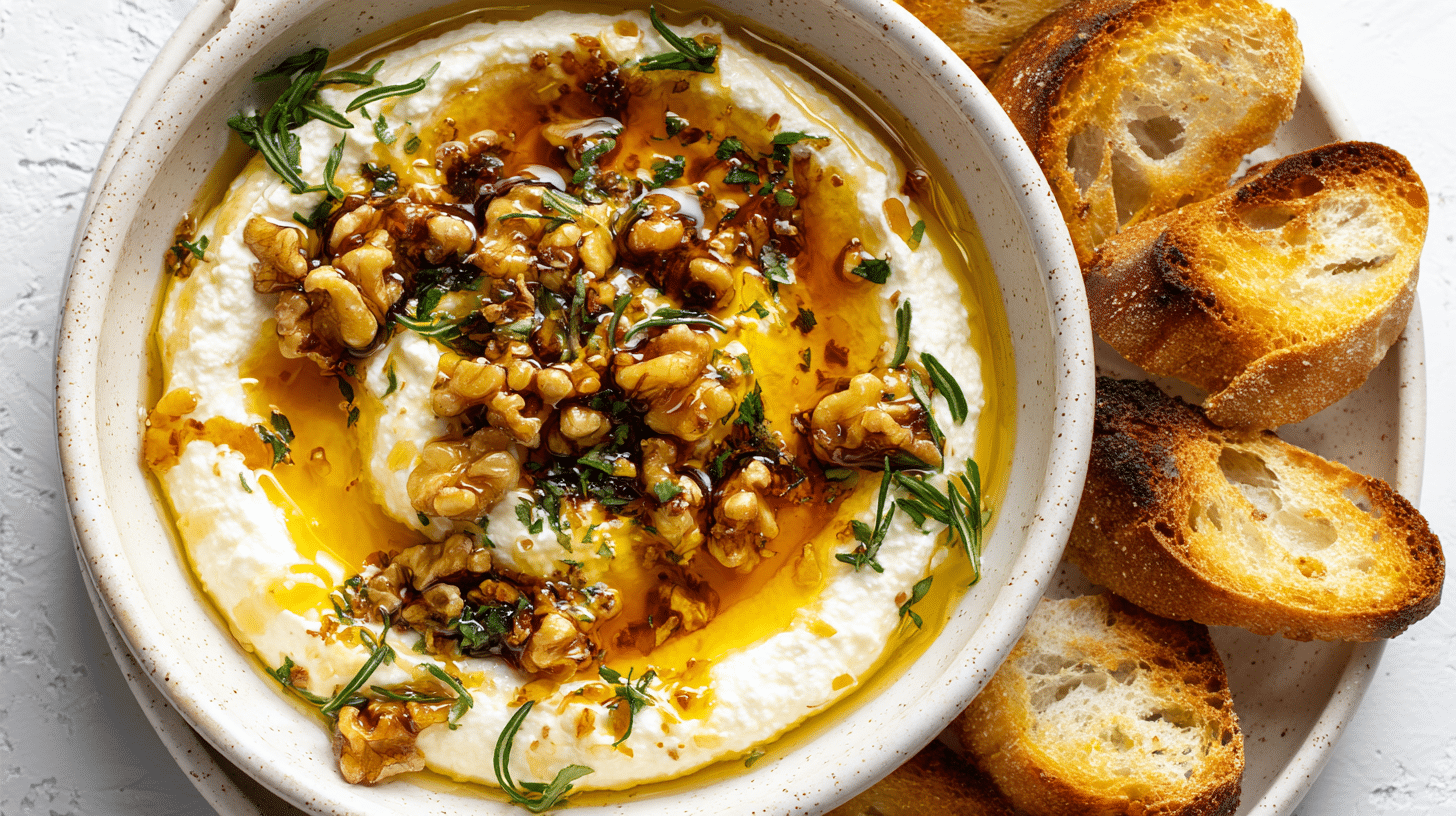 ricotta honey walnuts