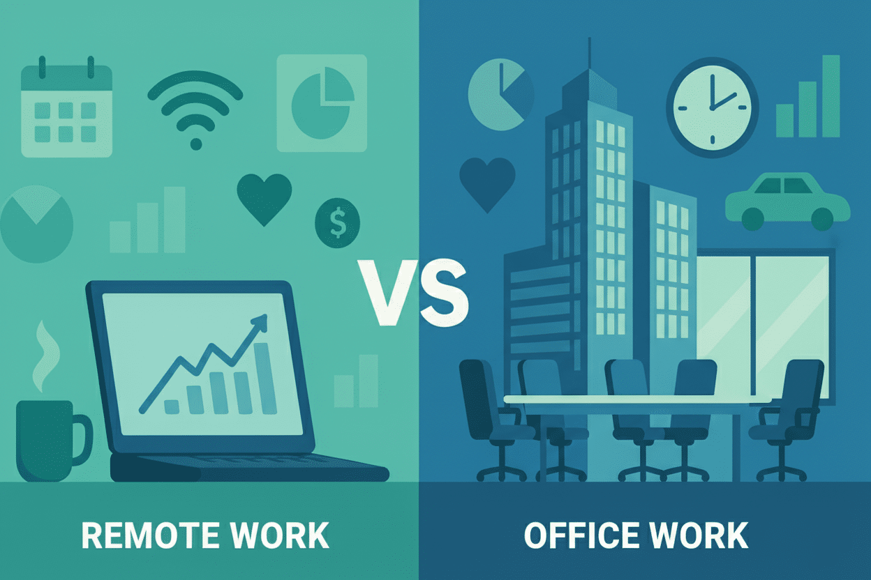 The Comparison Guide to Remote vs In Person Work: What the Data Says