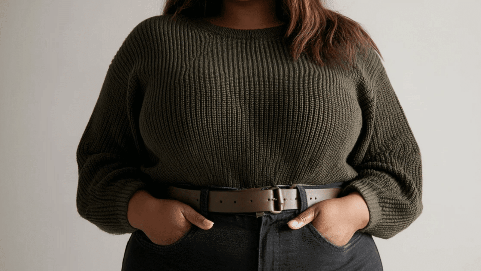 Belted Knit Top
