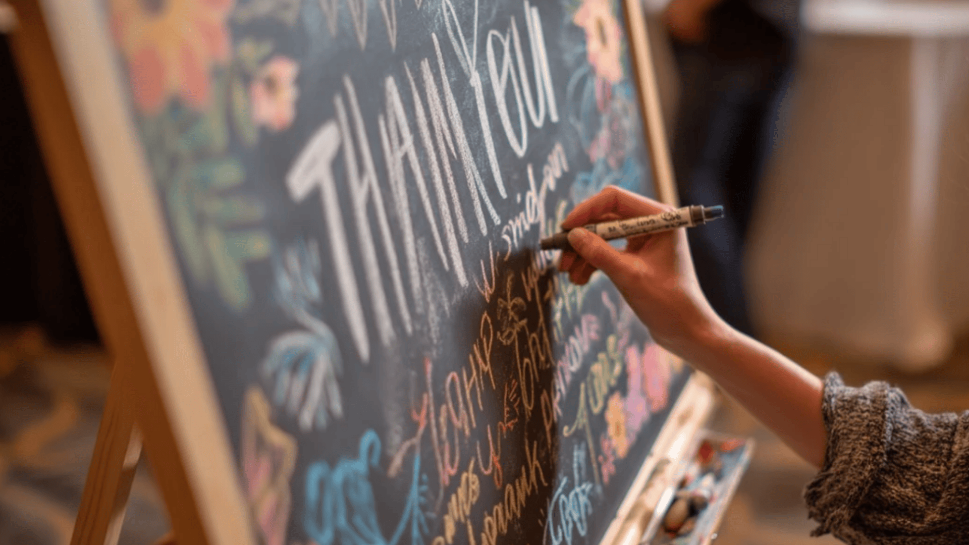 Chalkboard Thankful Board