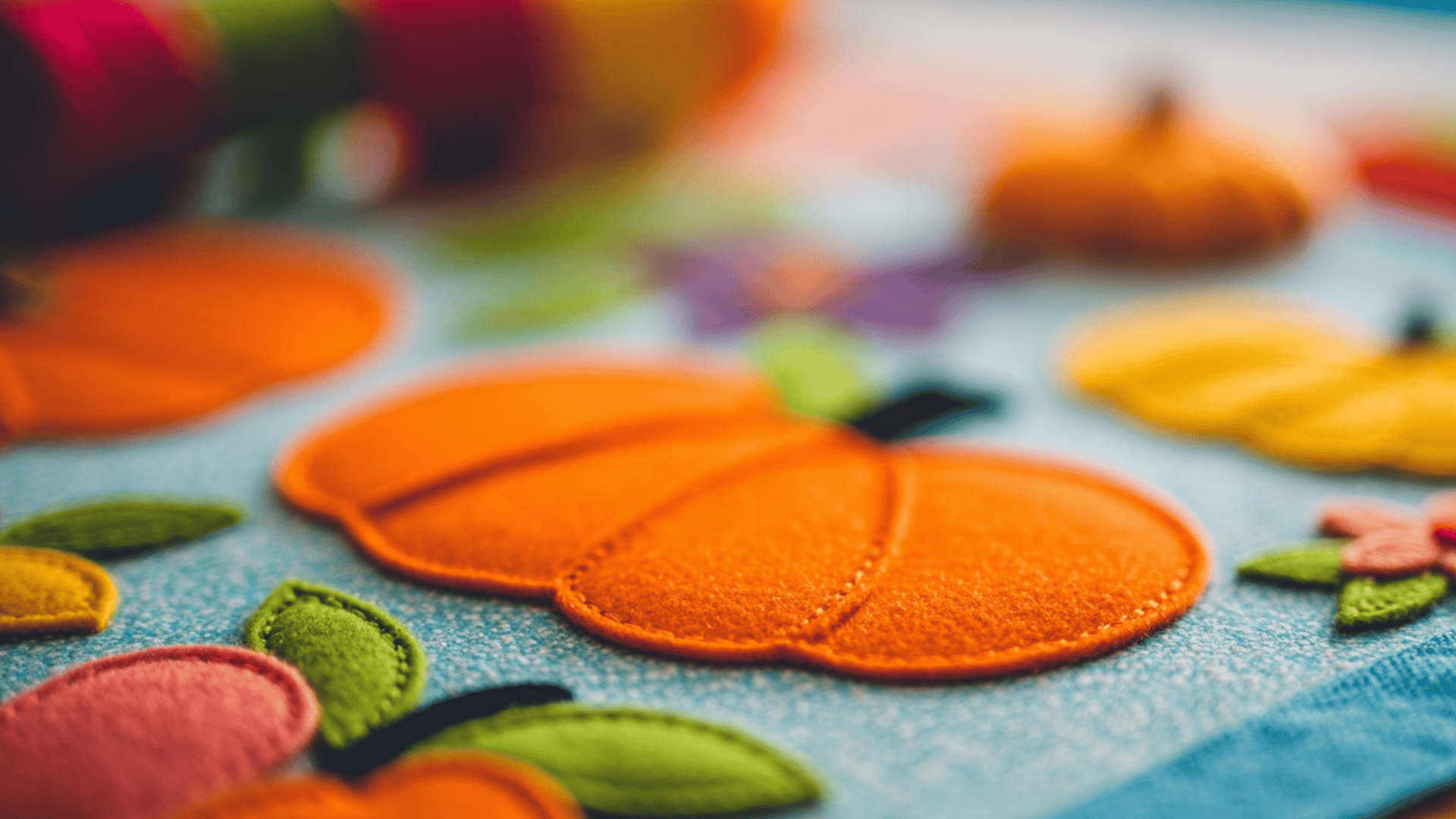 Fabric Appliqué Thanksgiving Placemats