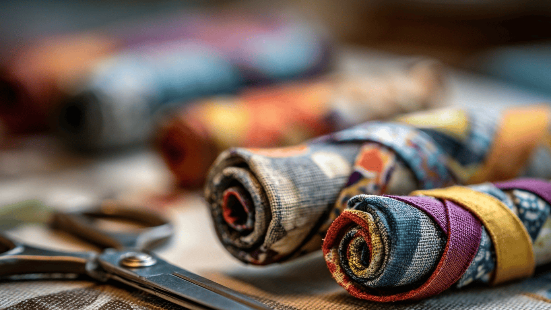 Fabric screap napkins