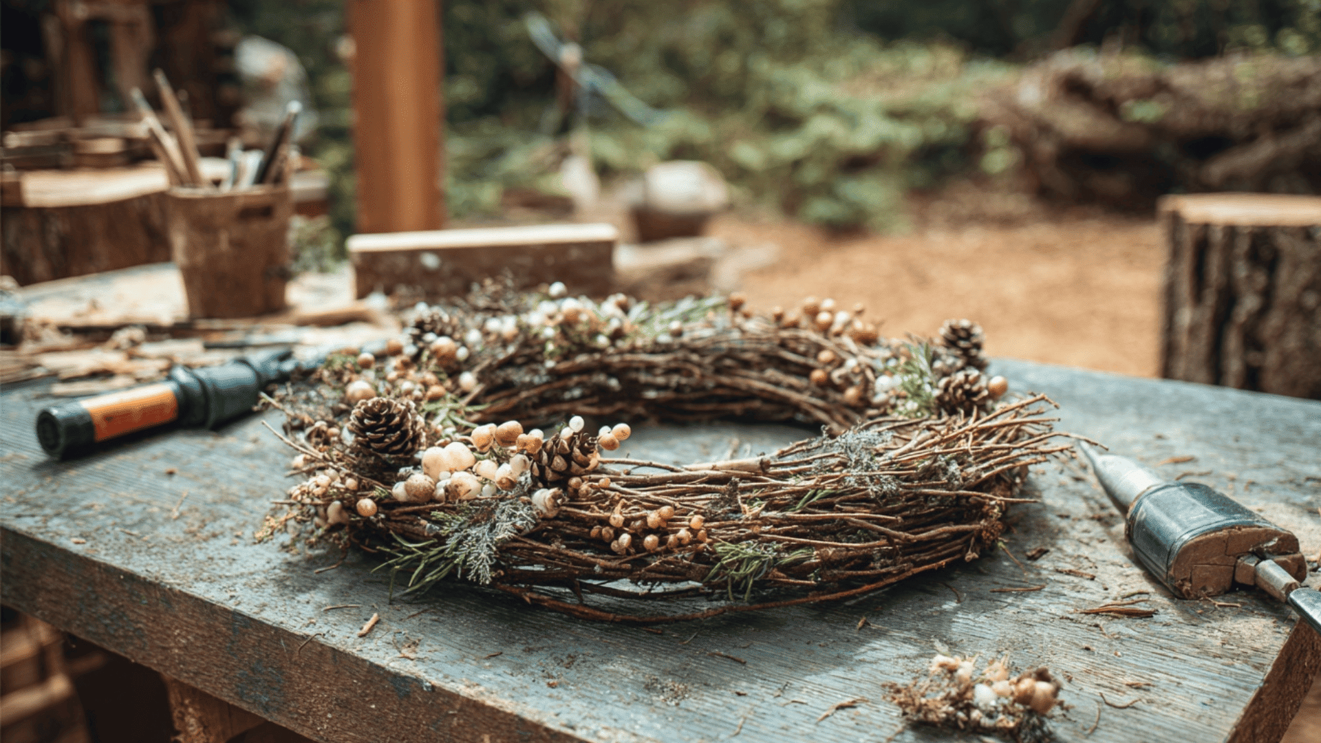 Natural Fall Wreath
