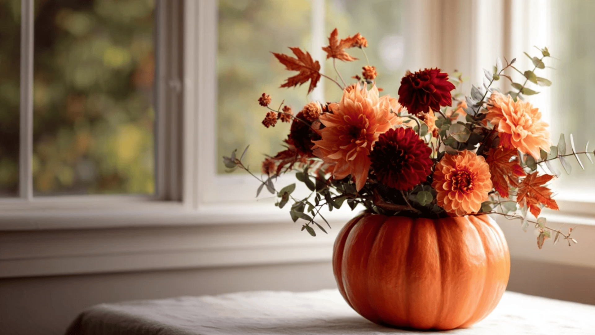 Pumpkin Flower Vases