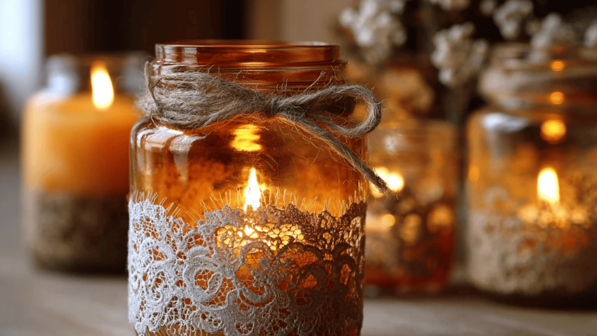 Recycled Jar Lanterns