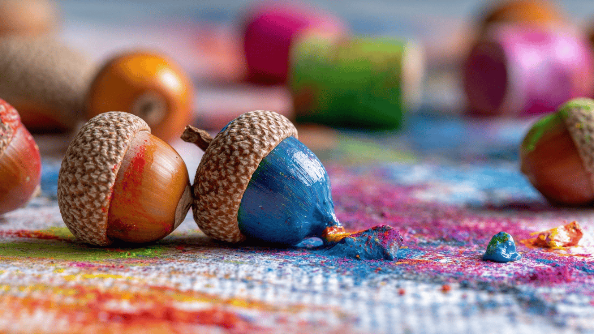 acorn painting