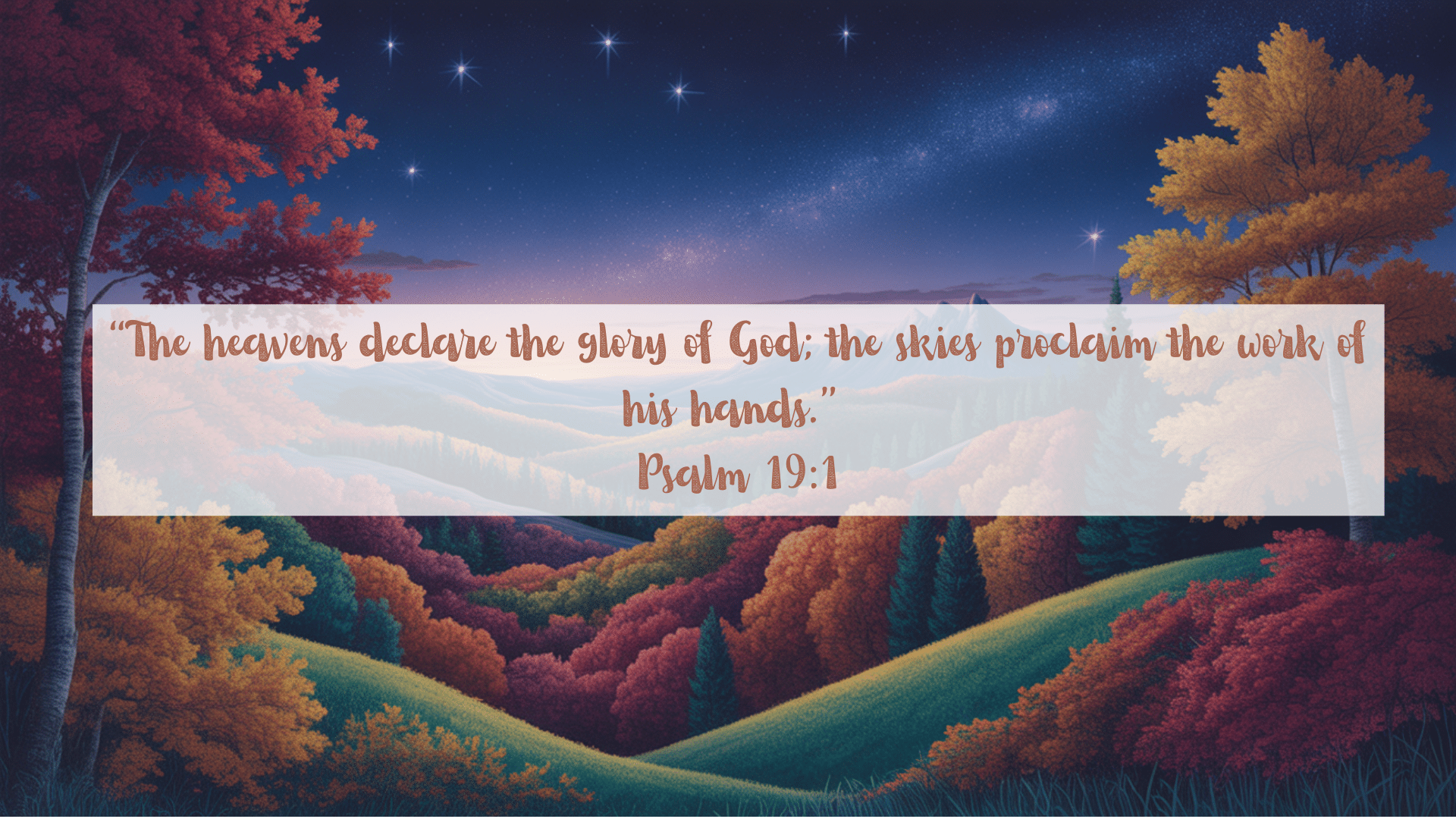 Creation and Wonder Prayer