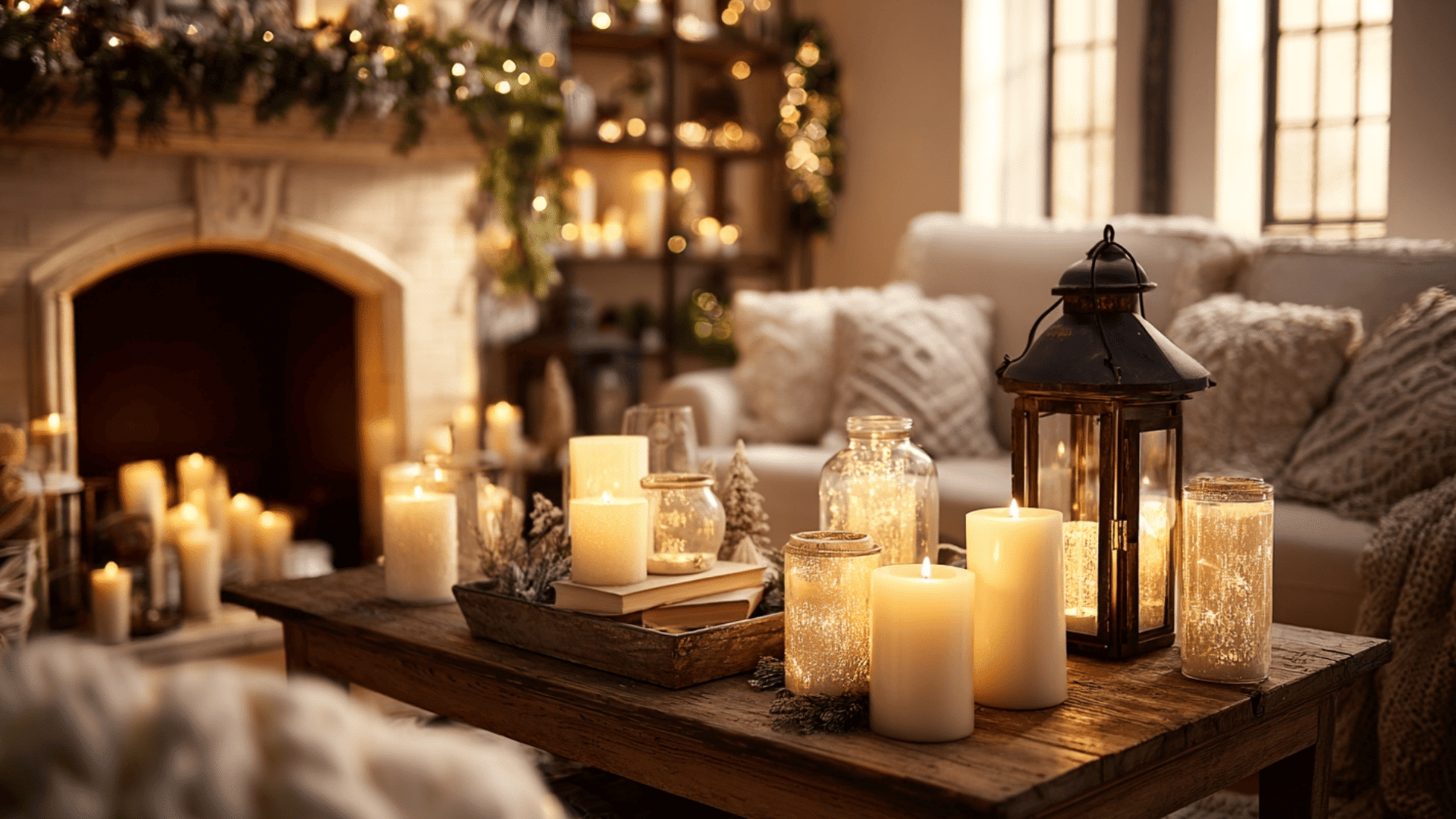 Warm Ambient Lighting candles