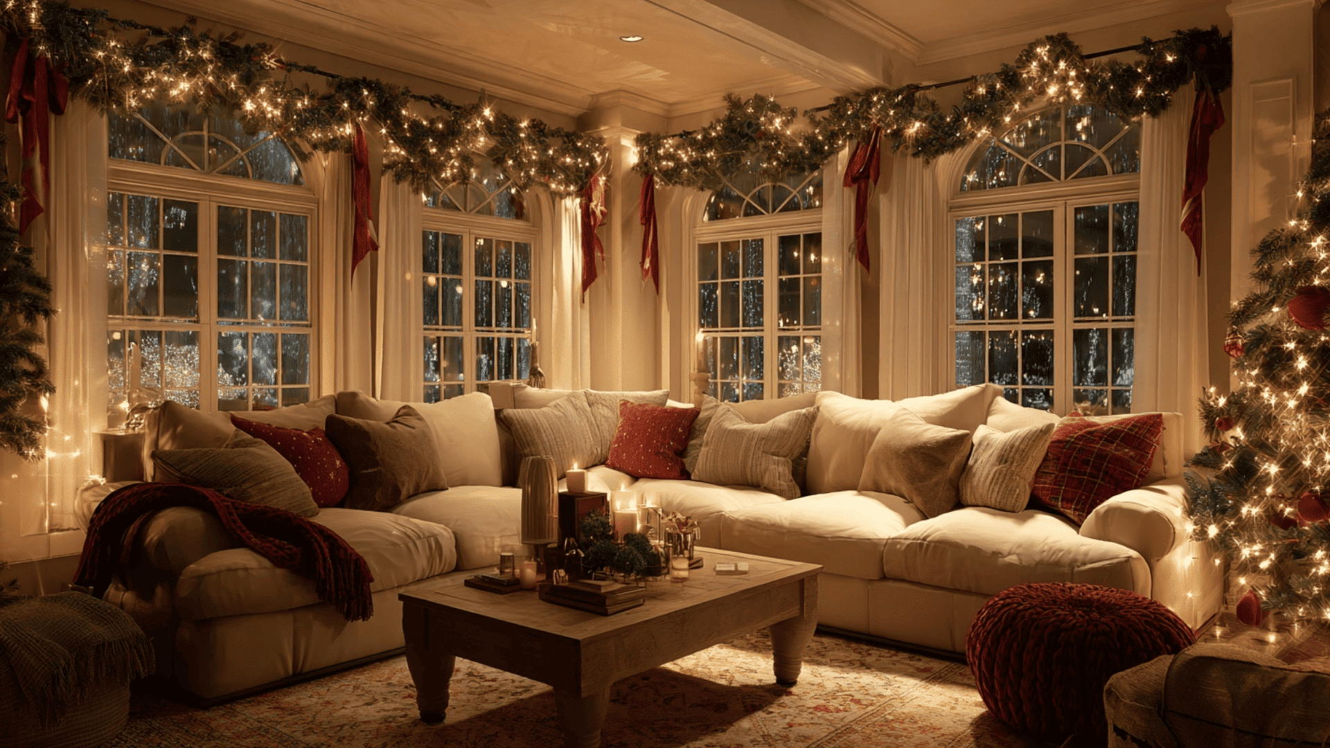 Window Garland & Curtain Tie Decor