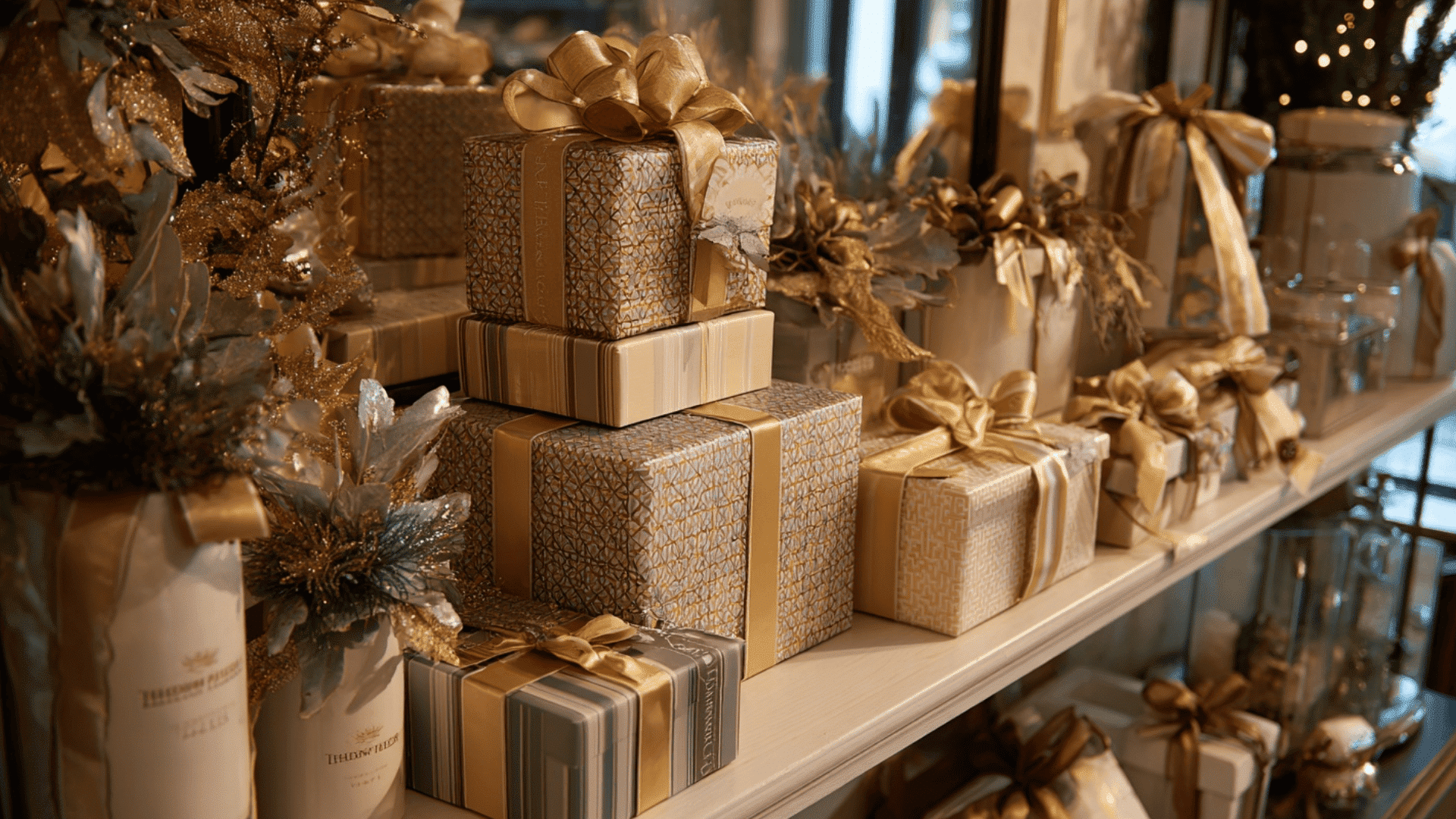 beautifully wrapped gifts