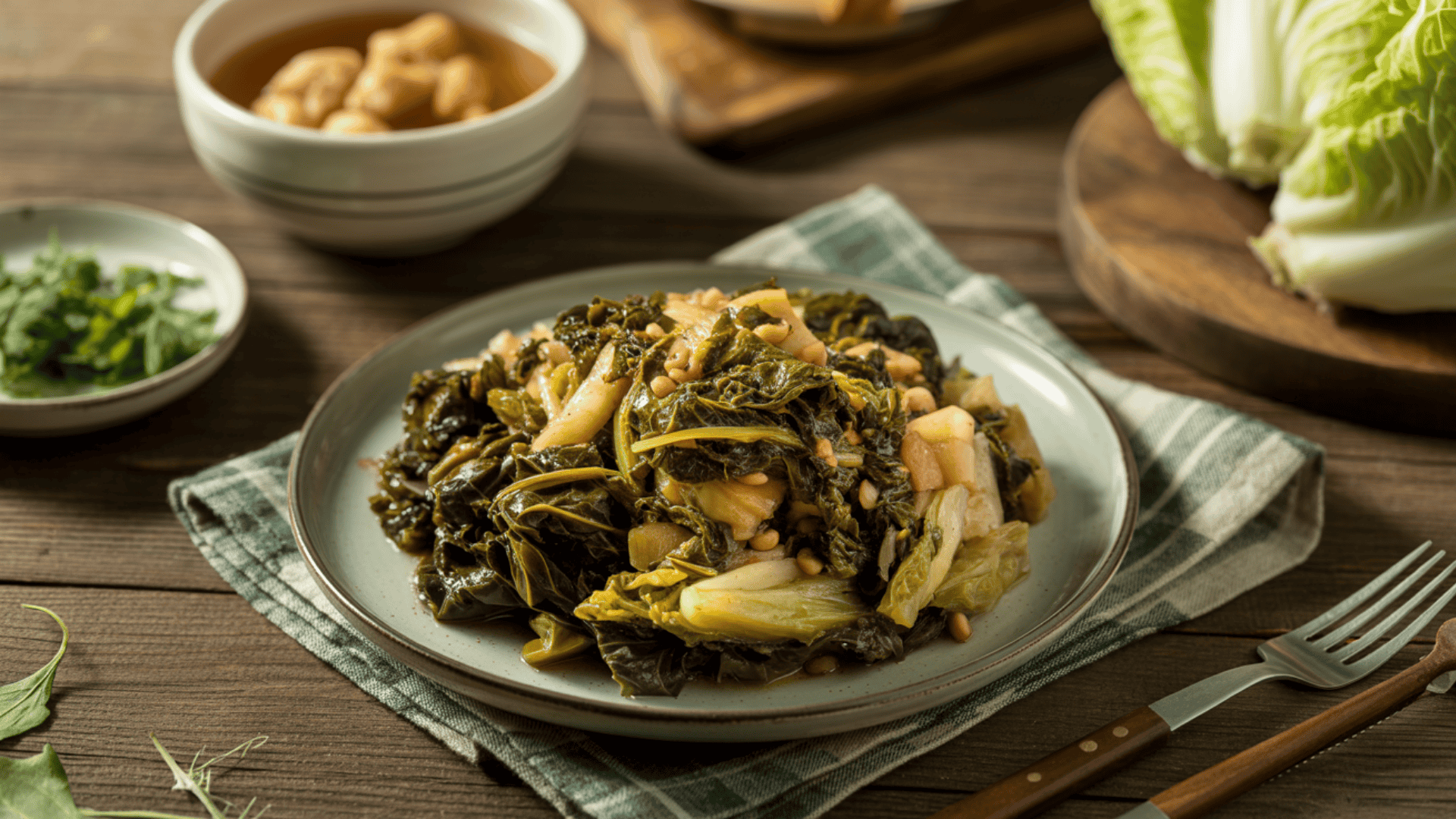 cabbage and leafy greens for money