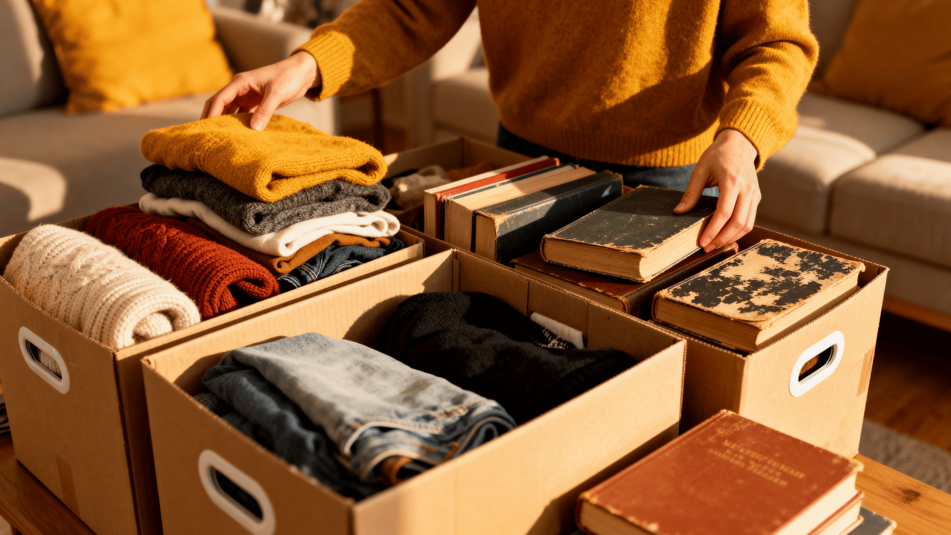 declutter and donate